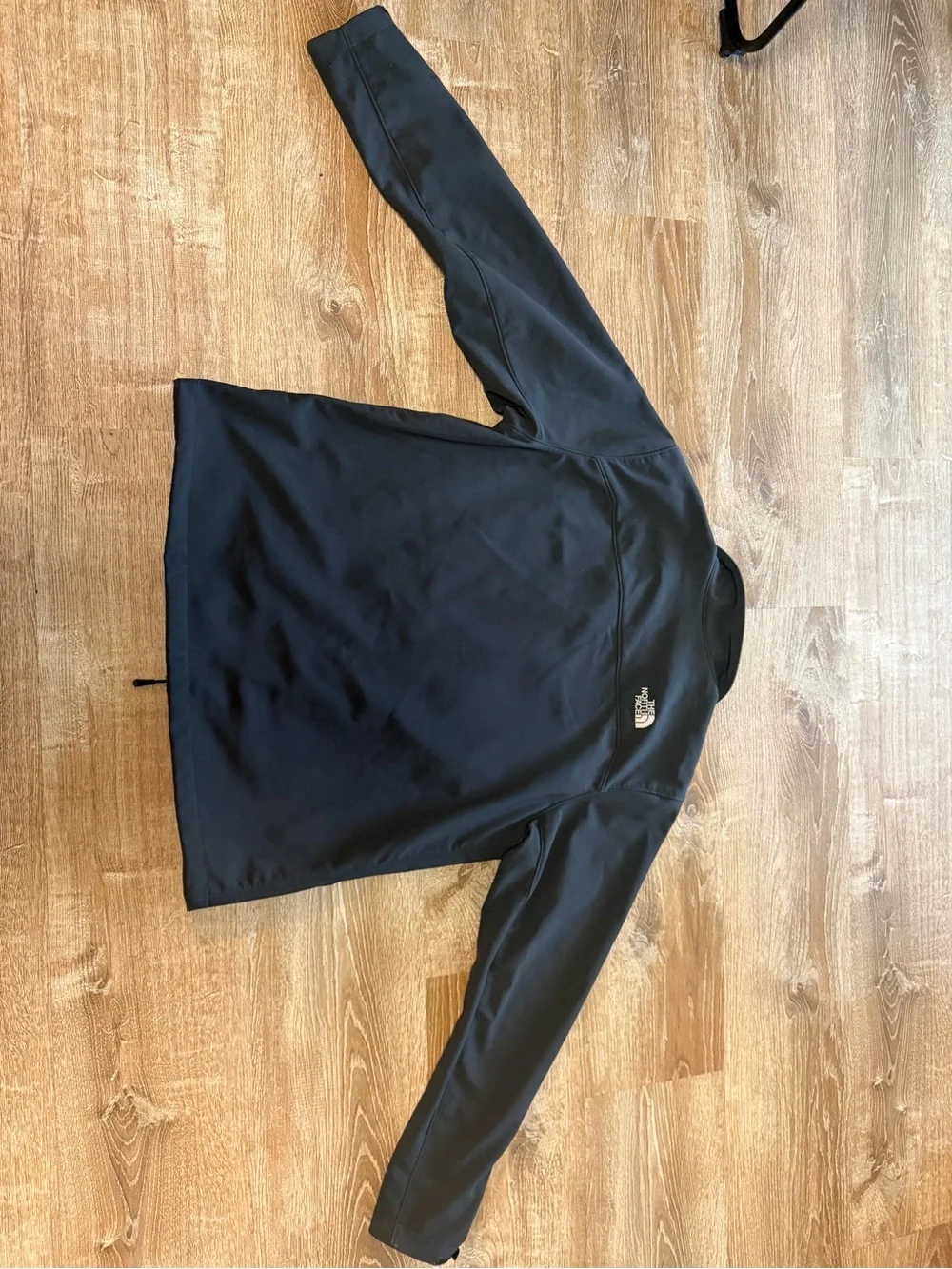 The North Face Men’s Large Black WindWall Softshell Jacket Fleece Lined Full Zip